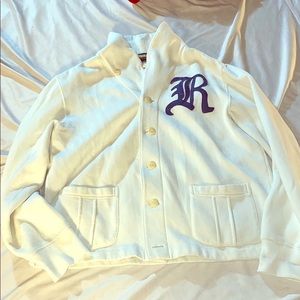 Ralph Lauren Polo Cardigan Sweater Cream